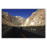 Auf dem Karakorum Highway in Pakistan (Oktober 2013).