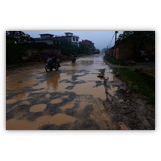 On the way to Guilin - semi-perfect roads and sub-optimum weather.